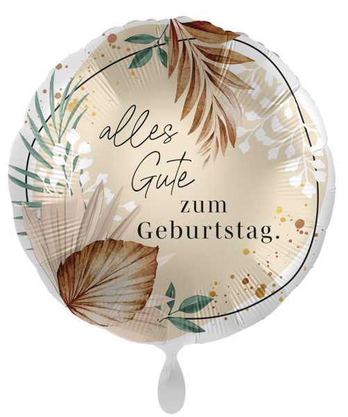 Folienballon - Alles Gute zum Geburtstag, Boho - ø 43cm